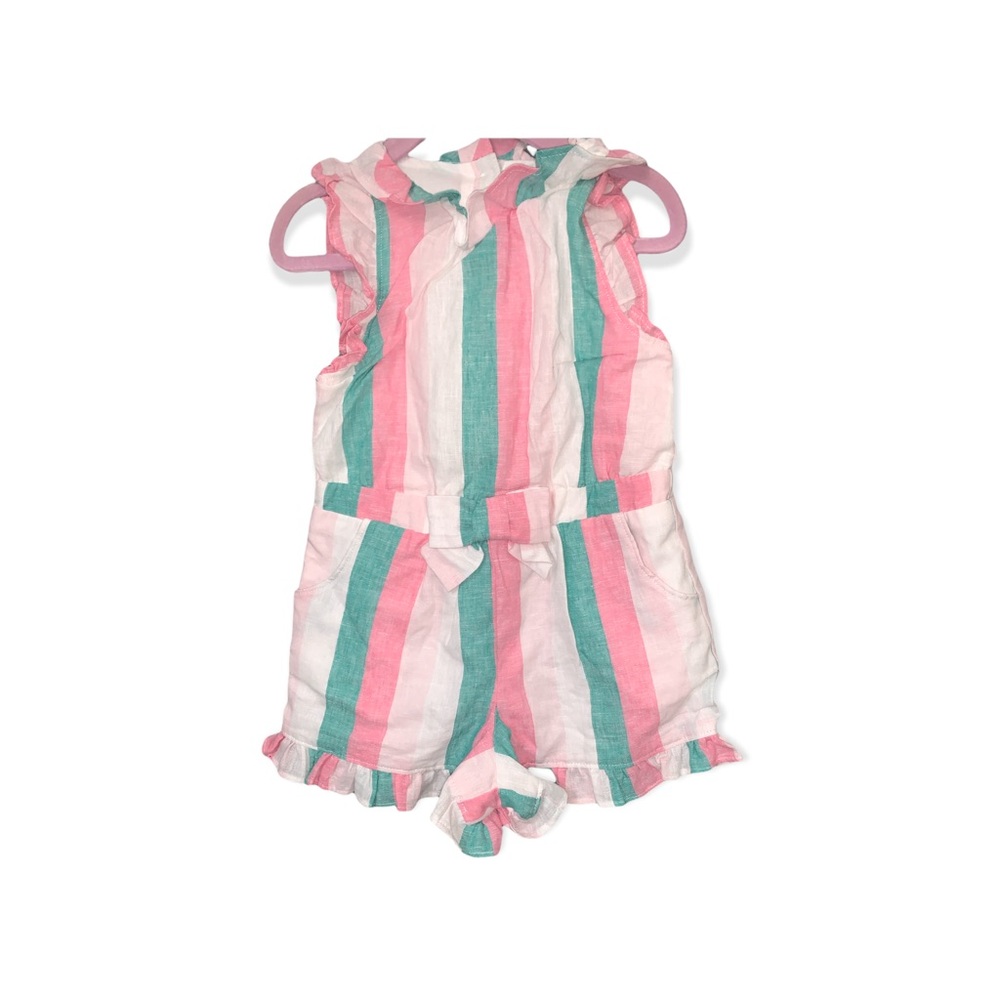 ✨Jack and Janie Multi-Colored Romper 3T